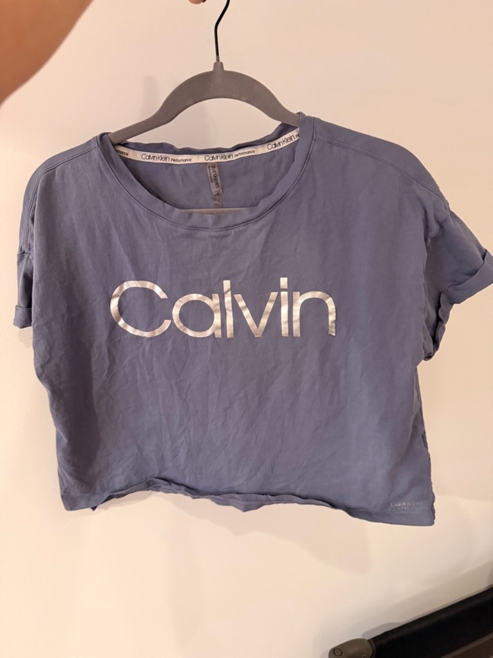 Calvin Klein Women's  Crop Tee